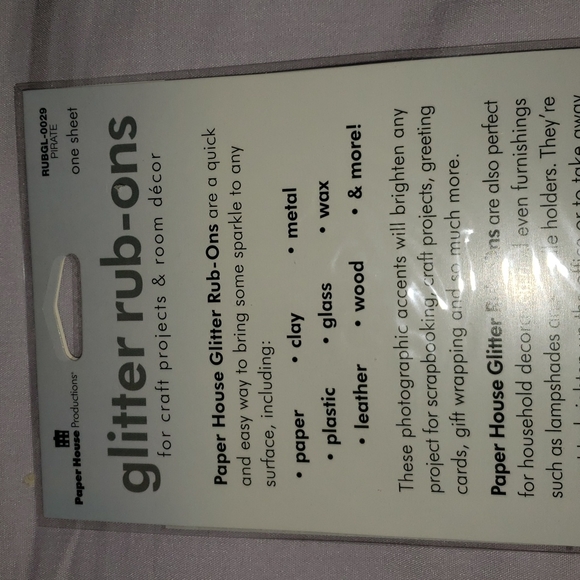 Pirate Glitter Rub-Ons - Picture 5 of 7